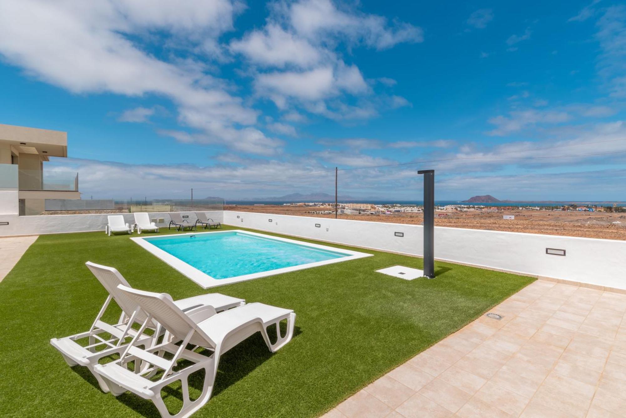 Seascape Heated Pool, Air-Con, View, Adult Only Lägenhet Corralejo Exteriör bild